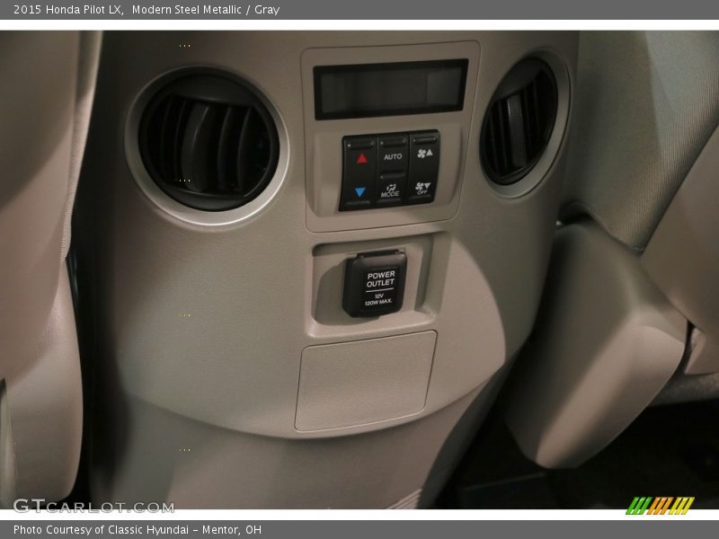 Modern Steel Metallic / Gray 2015 Honda Pilot LX