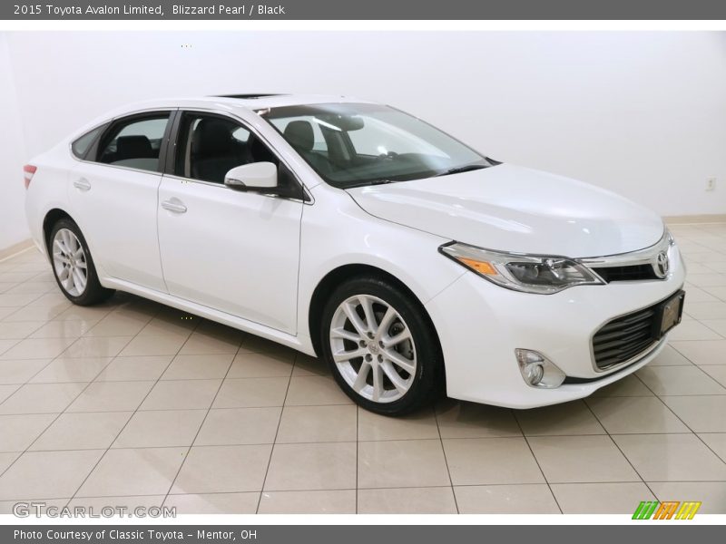 Blizzard Pearl / Black 2015 Toyota Avalon Limited