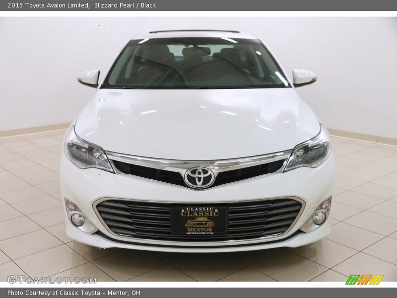 Blizzard Pearl / Black 2015 Toyota Avalon Limited