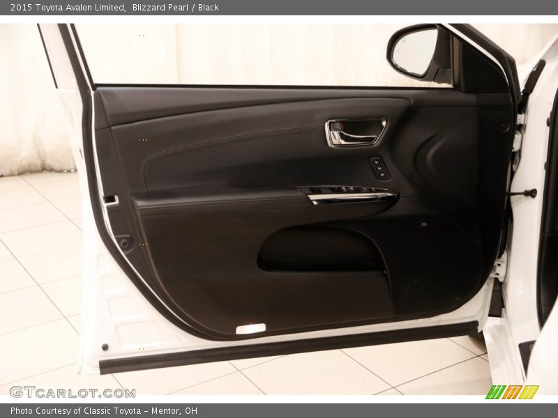 Blizzard Pearl / Black 2015 Toyota Avalon Limited