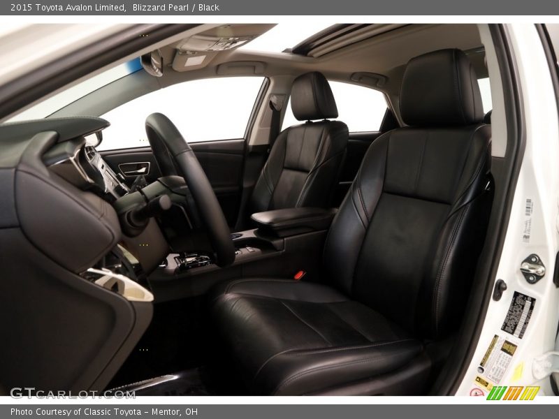 Blizzard Pearl / Black 2015 Toyota Avalon Limited