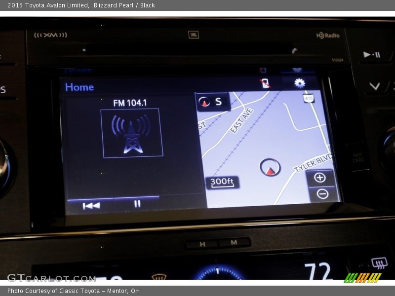 Blizzard Pearl / Black 2015 Toyota Avalon Limited