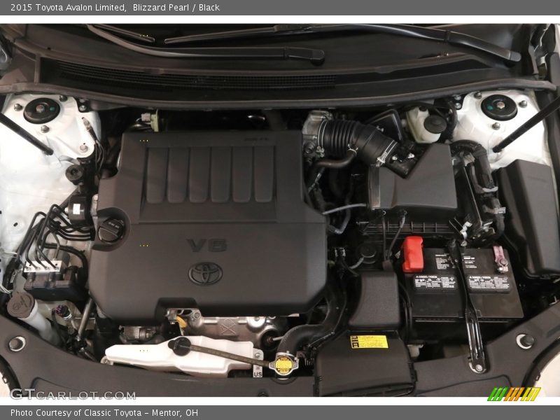 Blizzard Pearl / Black 2015 Toyota Avalon Limited