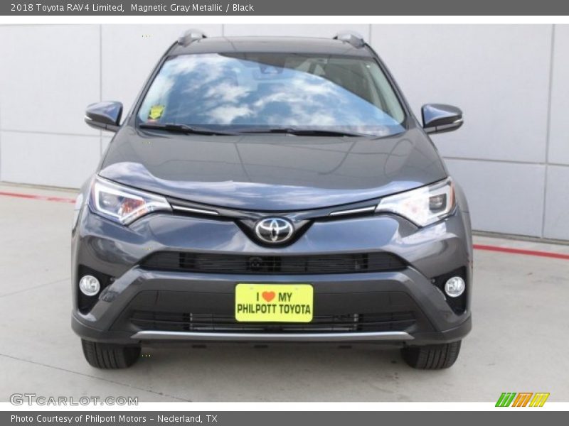 Magnetic Gray Metallic / Black 2018 Toyota RAV4 Limited
