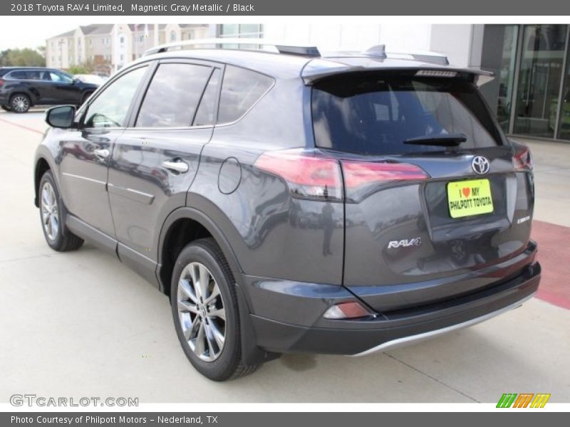 Magnetic Gray Metallic / Black 2018 Toyota RAV4 Limited