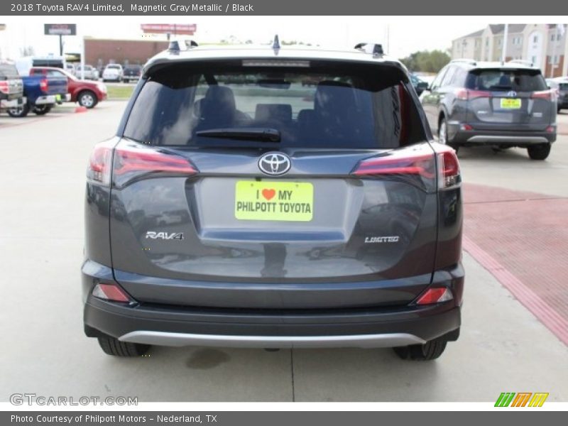 Magnetic Gray Metallic / Black 2018 Toyota RAV4 Limited