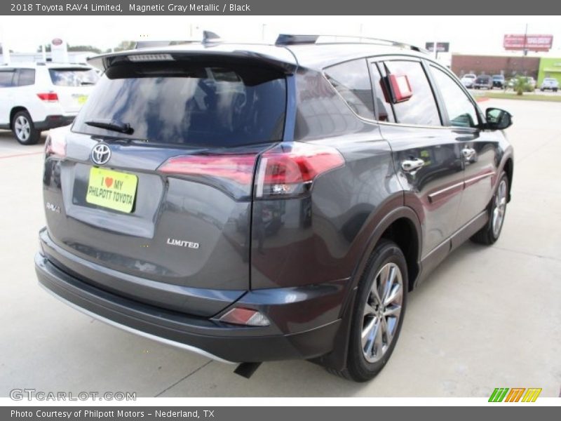 Magnetic Gray Metallic / Black 2018 Toyota RAV4 Limited