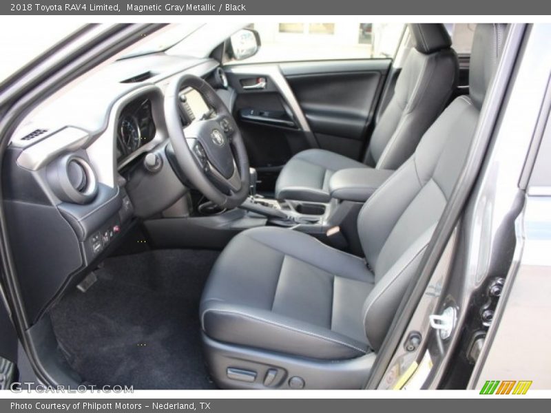 Magnetic Gray Metallic / Black 2018 Toyota RAV4 Limited