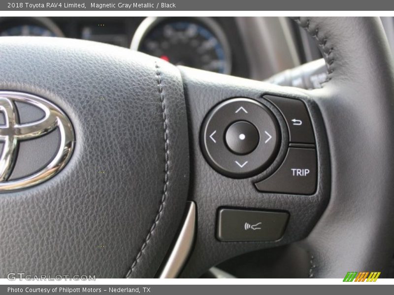 Magnetic Gray Metallic / Black 2018 Toyota RAV4 Limited