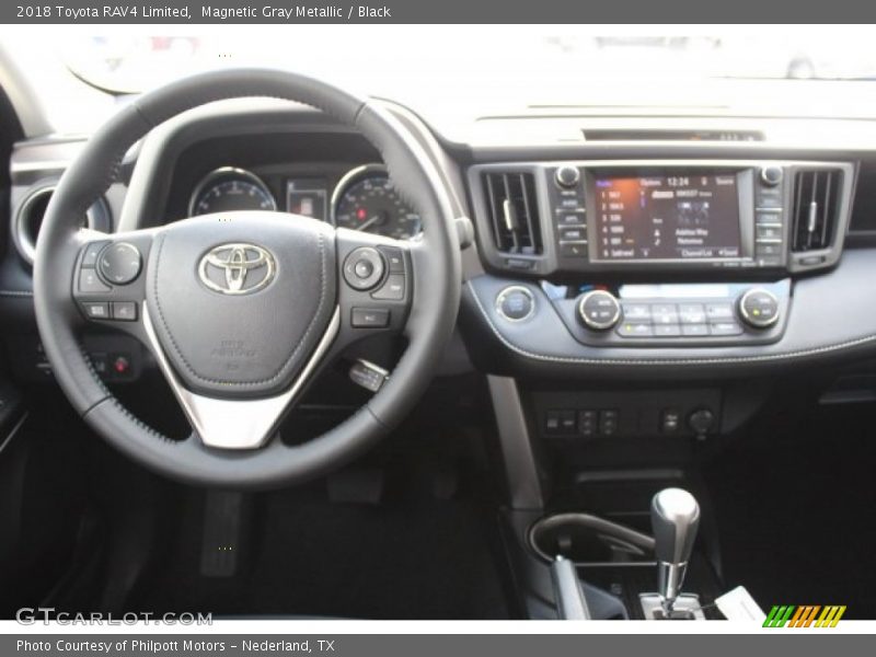 Magnetic Gray Metallic / Black 2018 Toyota RAV4 Limited