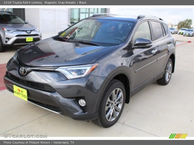 Magnetic Gray Metallic / Black 2018 Toyota RAV4 Limited