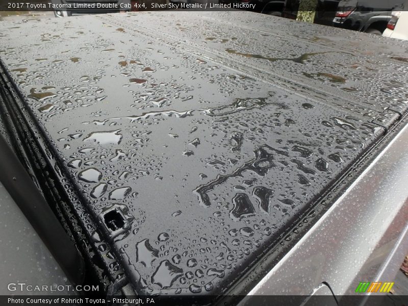 Silver Sky Metallic / Limited Hickory 2017 Toyota Tacoma Limited Double Cab 4x4