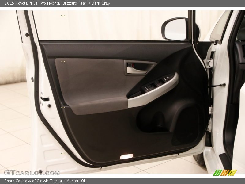 Blizzard Pearl / Dark Gray 2015 Toyota Prius Two Hybrid
