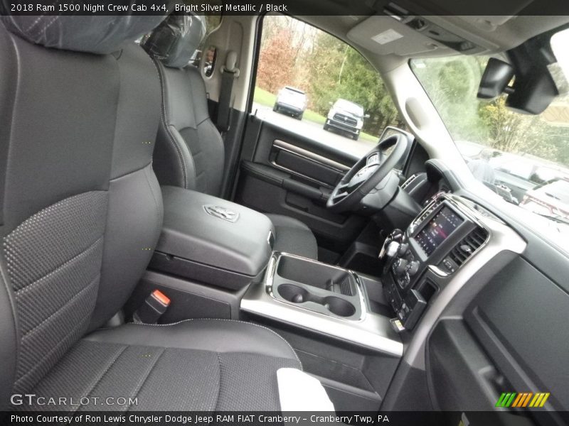 Bright Silver Metallic / Black 2018 Ram 1500 Night Crew Cab 4x4