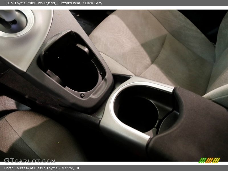 Blizzard Pearl / Dark Gray 2015 Toyota Prius Two Hybrid