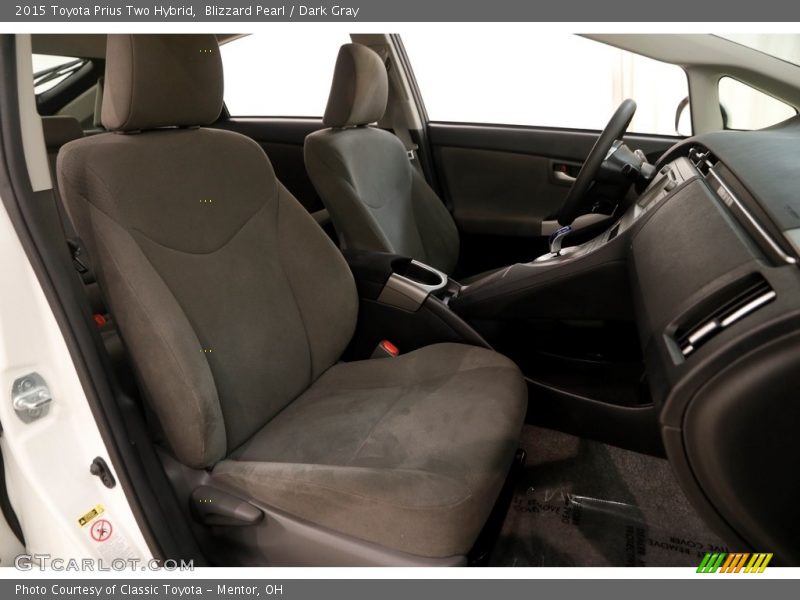 Blizzard Pearl / Dark Gray 2015 Toyota Prius Two Hybrid