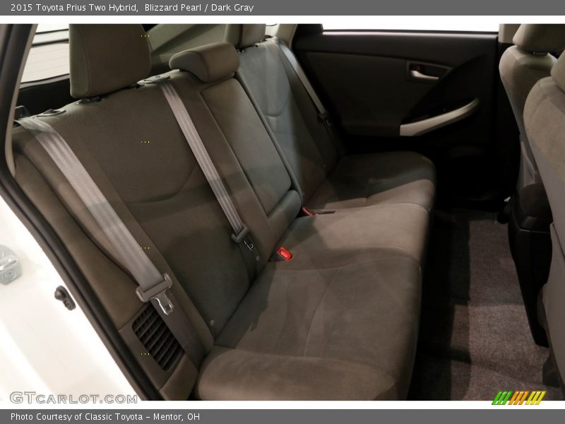 Blizzard Pearl / Dark Gray 2015 Toyota Prius Two Hybrid