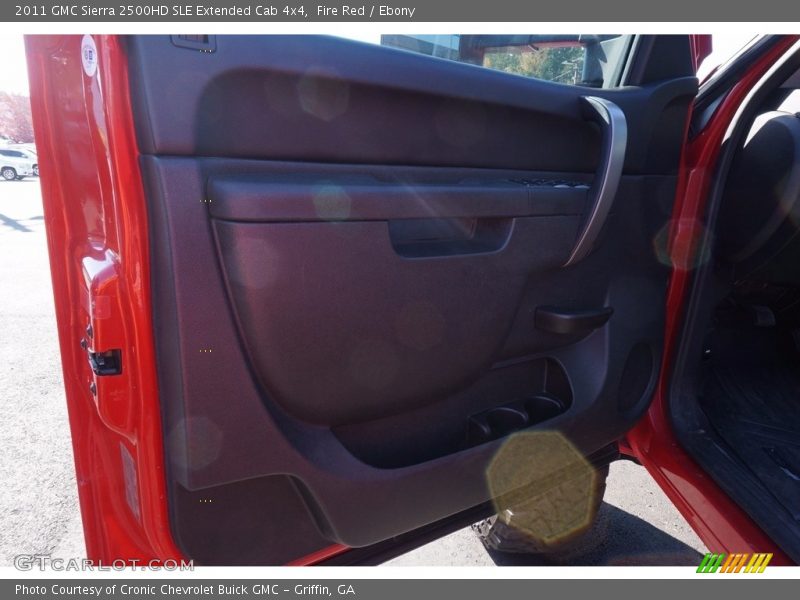 Fire Red / Ebony 2011 GMC Sierra 2500HD SLE Extended Cab 4x4