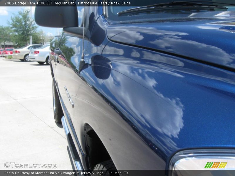 Patriot Blue Pearl / Khaki Beige 2006 Dodge Ram 1500 SLT Regular Cab