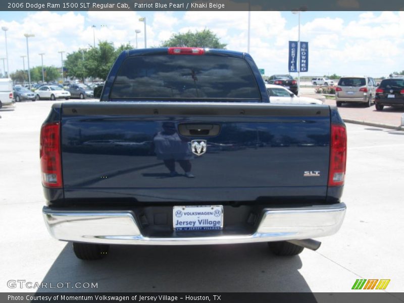 Patriot Blue Pearl / Khaki Beige 2006 Dodge Ram 1500 SLT Regular Cab