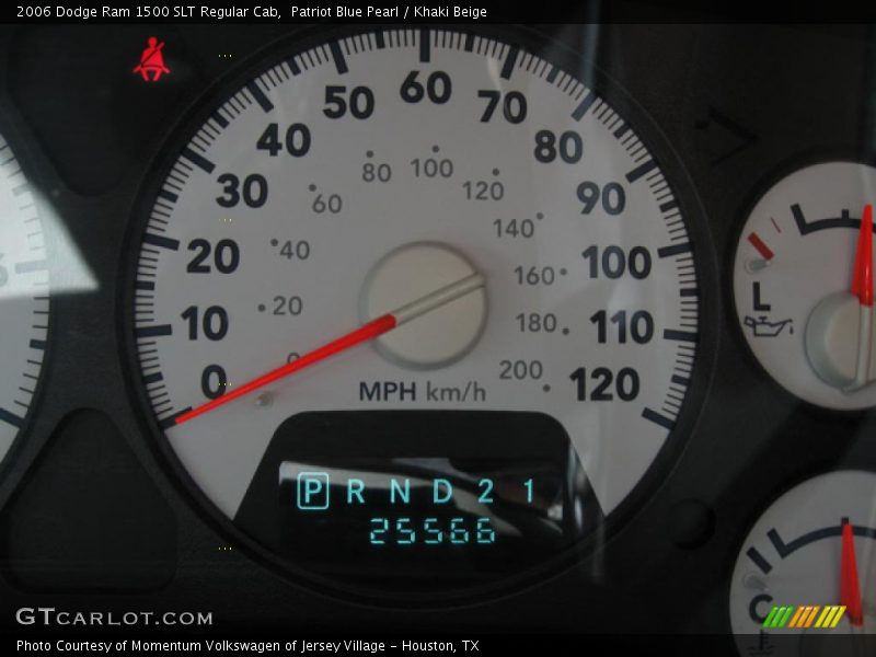 Patriot Blue Pearl / Khaki Beige 2006 Dodge Ram 1500 SLT Regular Cab