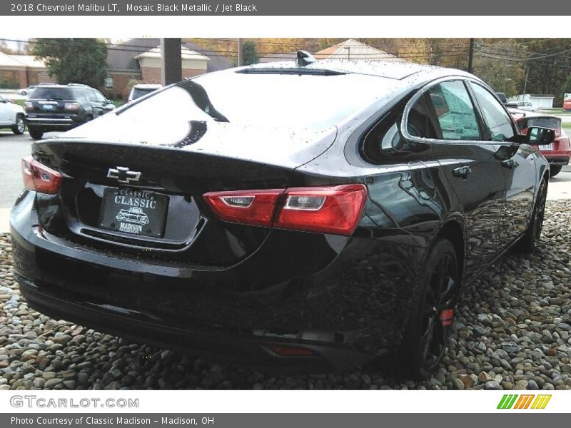 Mosaic Black Metallic / Jet Black 2018 Chevrolet Malibu LT