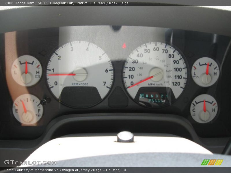 Patriot Blue Pearl / Khaki Beige 2006 Dodge Ram 1500 SLT Regular Cab