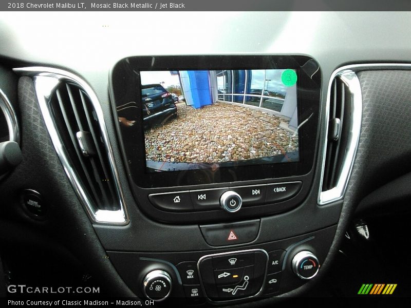 Mosaic Black Metallic / Jet Black 2018 Chevrolet Malibu LT