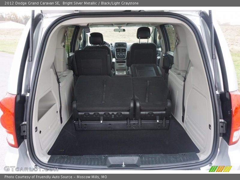 Bright Silver Metallic / Black/Light Graystone 2012 Dodge Grand Caravan SE