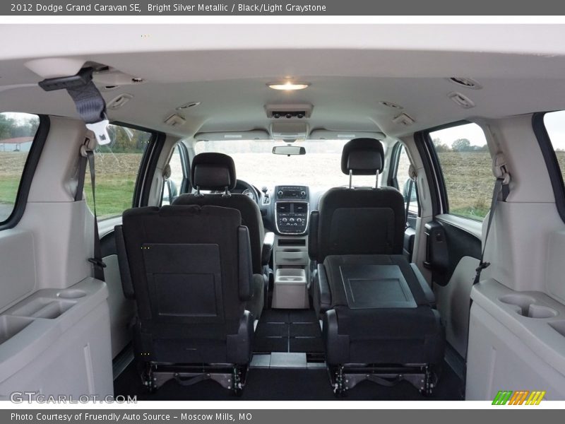 Bright Silver Metallic / Black/Light Graystone 2012 Dodge Grand Caravan SE