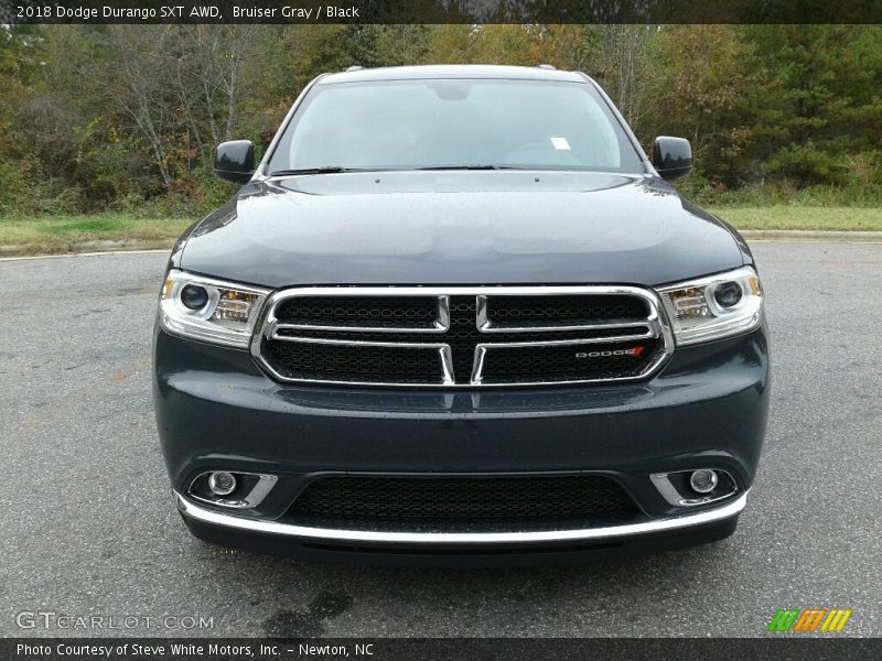 Bruiser Gray / Black 2018 Dodge Durango SXT AWD