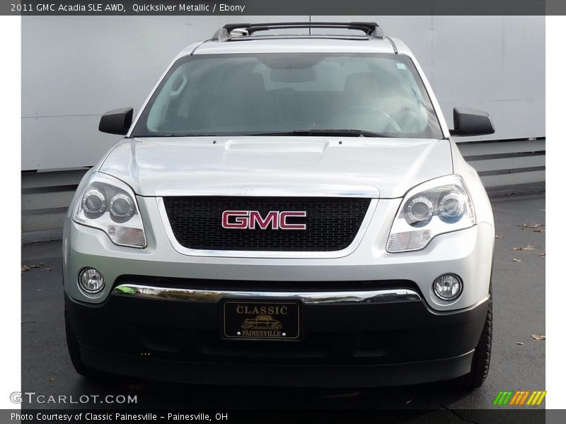 Quicksilver Metallic / Ebony 2011 GMC Acadia SLE AWD