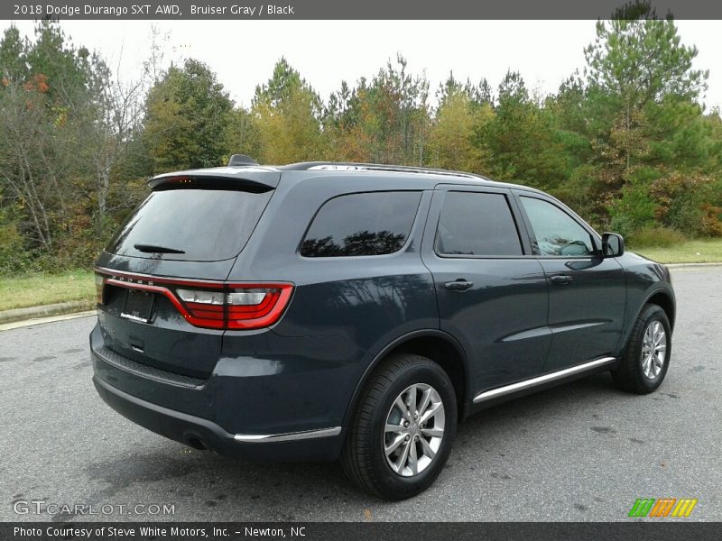 Bruiser Gray / Black 2018 Dodge Durango SXT AWD