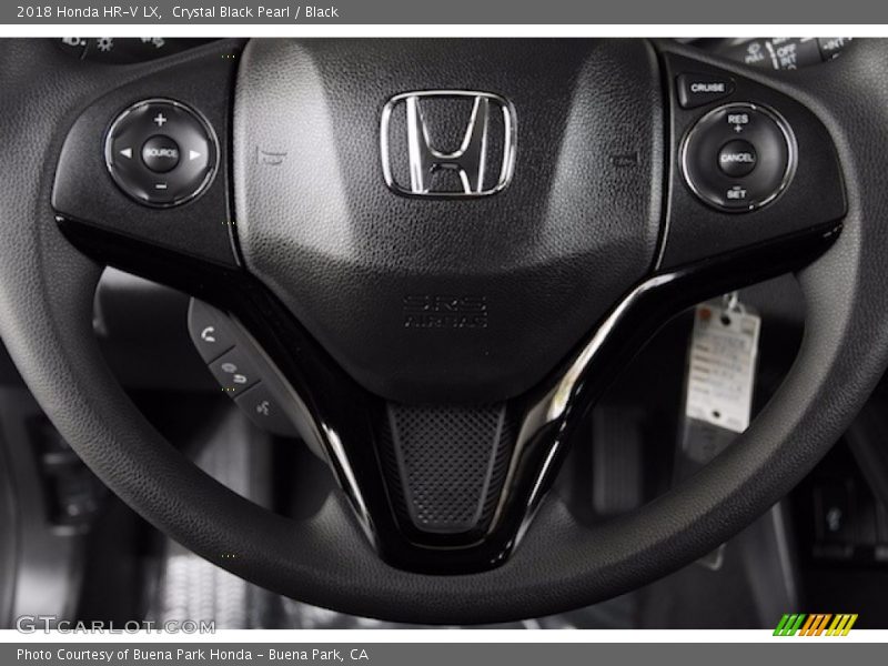 Crystal Black Pearl / Black 2018 Honda HR-V LX