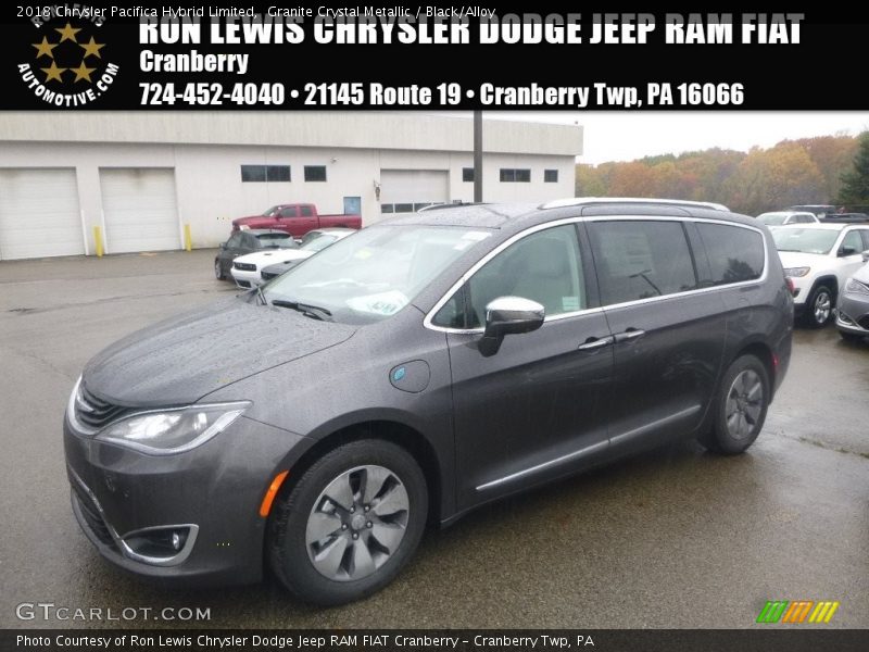 Granite Crystal Metallic / Black/Alloy 2018 Chrysler Pacifica Hybrid Limited