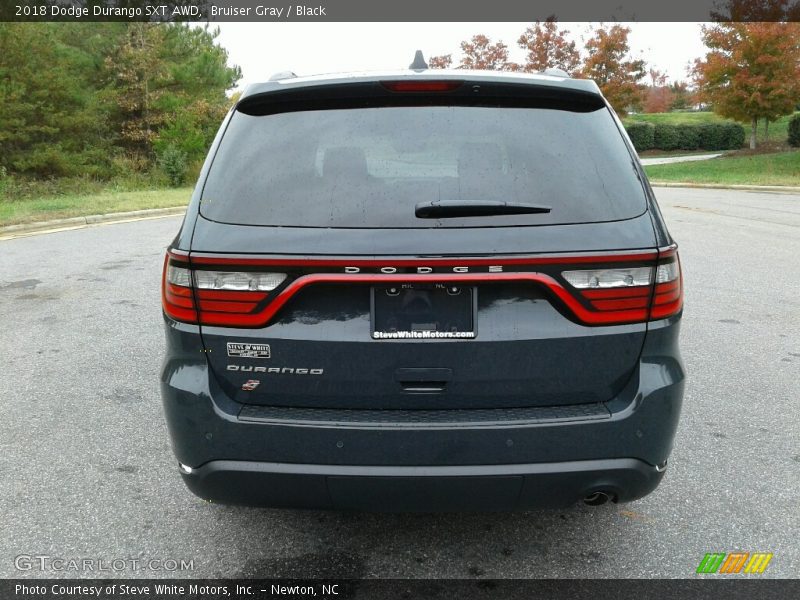 Bruiser Gray / Black 2018 Dodge Durango SXT AWD