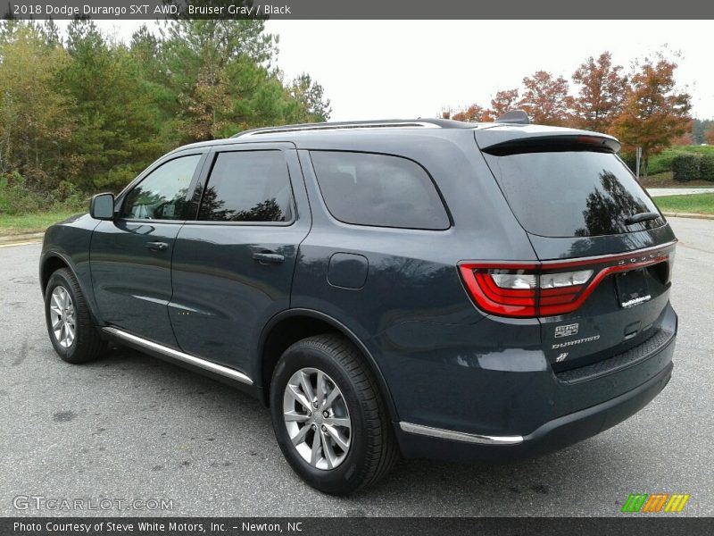 Bruiser Gray / Black 2018 Dodge Durango SXT AWD