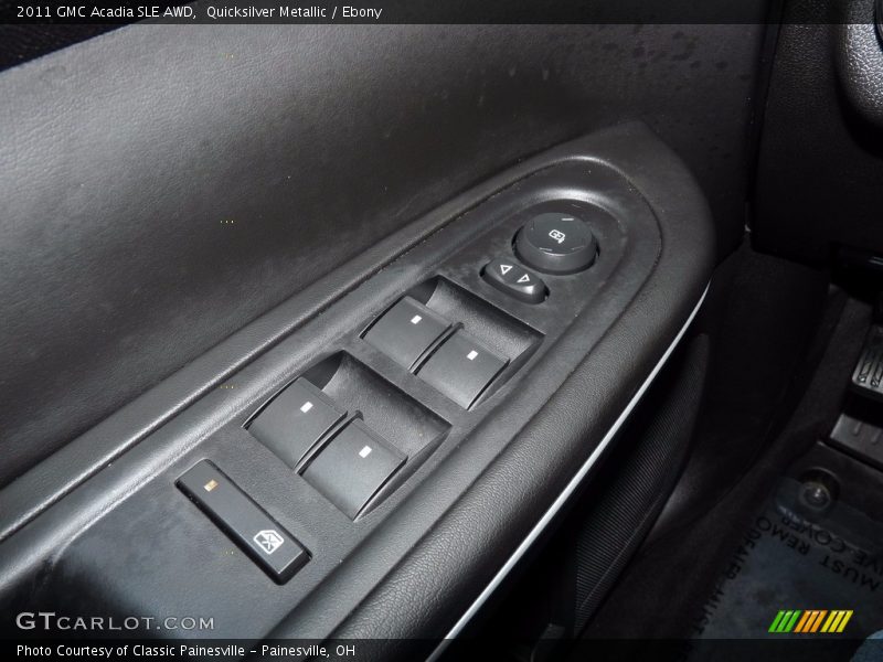 Quicksilver Metallic / Ebony 2011 GMC Acadia SLE AWD