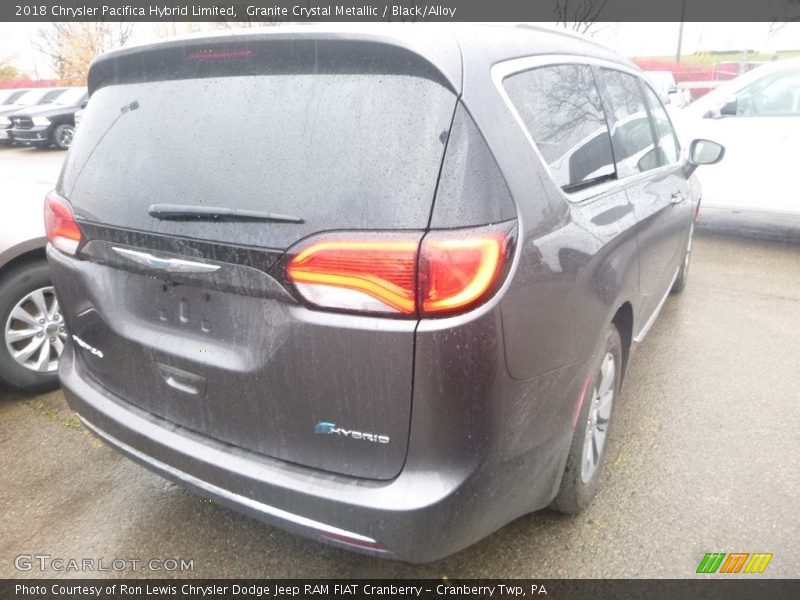 Granite Crystal Metallic / Black/Alloy 2018 Chrysler Pacifica Hybrid Limited
