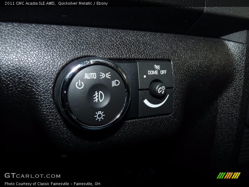 Quicksilver Metallic / Ebony 2011 GMC Acadia SLE AWD