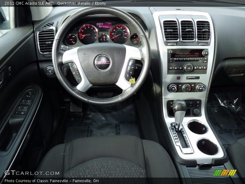 Quicksilver Metallic / Ebony 2011 GMC Acadia SLE AWD