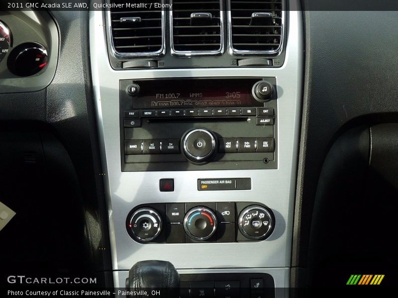Quicksilver Metallic / Ebony 2011 GMC Acadia SLE AWD