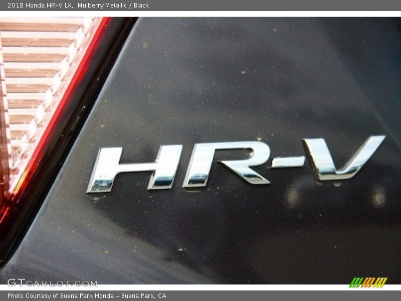 Mulberry Metallic / Black 2018 Honda HR-V LX