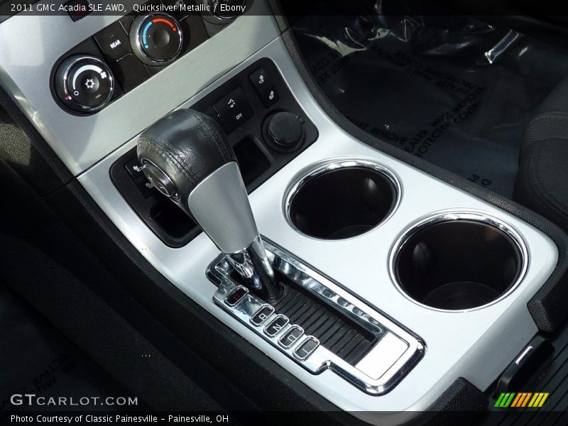Quicksilver Metallic / Ebony 2011 GMC Acadia SLE AWD