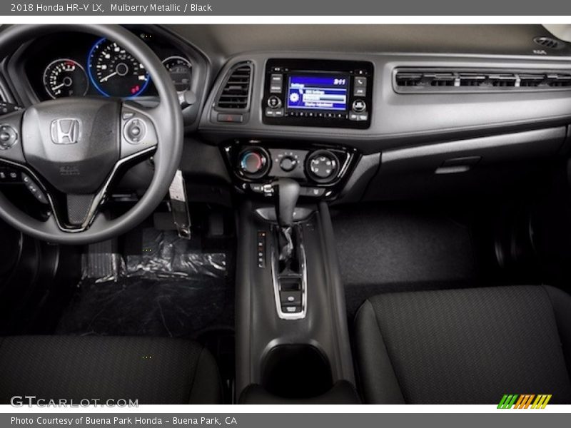 Mulberry Metallic / Black 2018 Honda HR-V LX