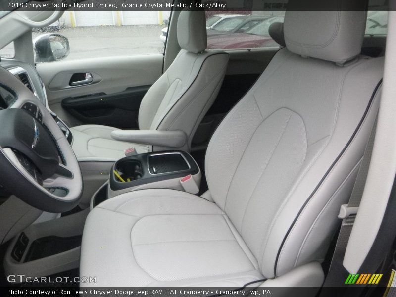  2018 Pacifica Hybrid Limited Black/Alloy Interior