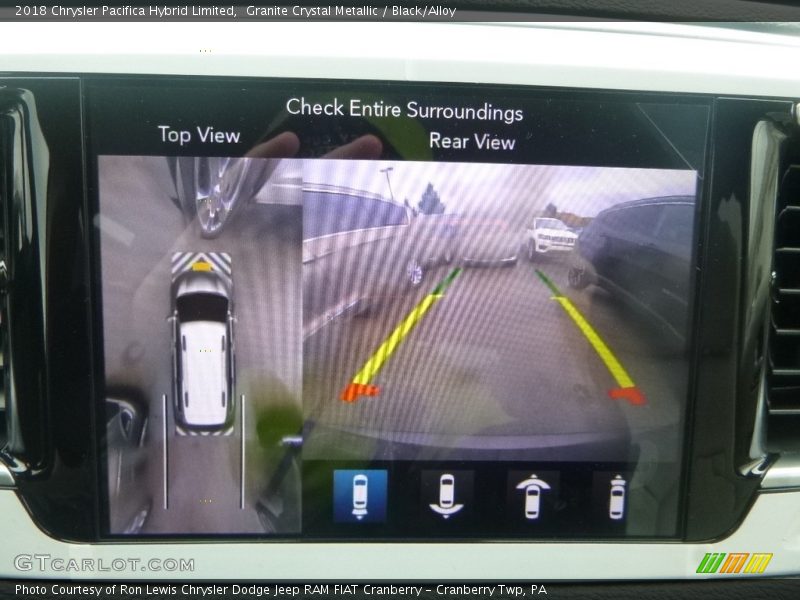 Granite Crystal Metallic / Black/Alloy 2018 Chrysler Pacifica Hybrid Limited