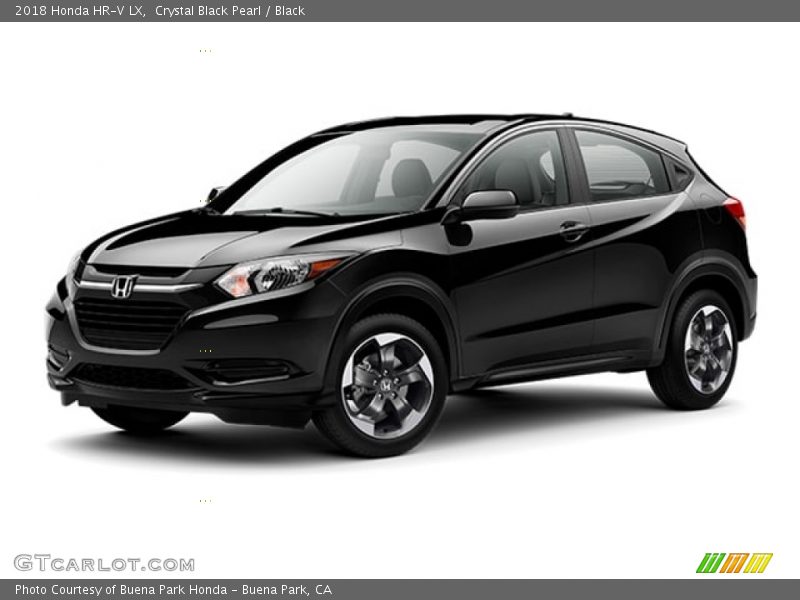 Crystal Black Pearl / Black 2018 Honda HR-V LX