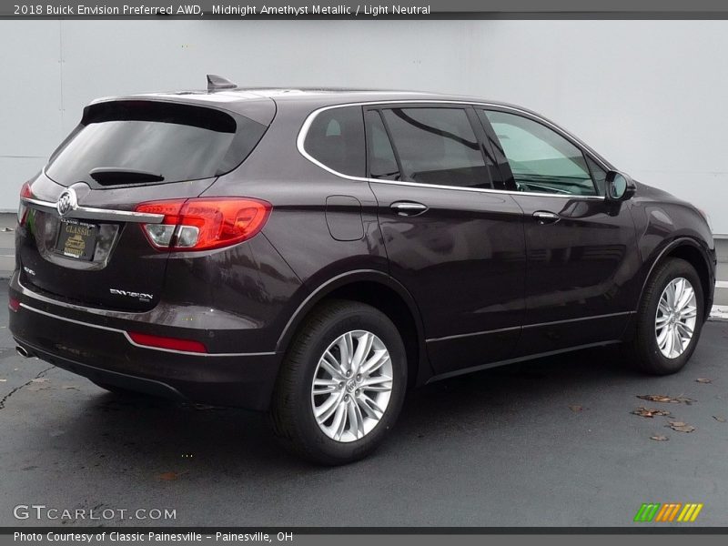 Midnight Amethyst Metallic / Light Neutral 2018 Buick Envision Preferred AWD