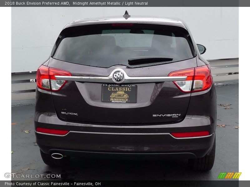 Midnight Amethyst Metallic / Light Neutral 2018 Buick Envision Preferred AWD
